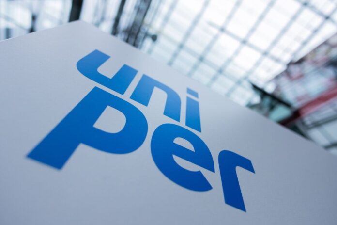 Uniper-Logo Uniper will in den kommenden Jahren große Mengen Öko-Flugtreibstoff aus Dänemark beziehen. (Symbolbild)