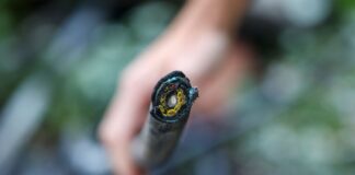 Kabeldiebe sollen Bahnstörung im Ruhrgebiet verursacht haben Entlang der Strecke seien mehrere Kabel durchtrennt worden, so die Polizei.