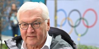 Bundespräsident Steinmeier verkündet Olympia-Bewerber Steinmeier bei den Olympischen Spielen. (Archivbild)
