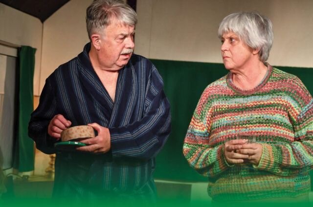 Am 14. Oktober ist das Schauspielehepaar Mona Seefried und Peter E. Funck auf der Bühne der Stadthalle Erkrath „Eingeschneit“. Foto: Gabriele Griessenboeck Am 14. Oktober ist das Schauspielehepaar Mona Seefried und Peter E. Funck auf der Bühne der Stadthalle Erkrath „Eingeschneit“. Foto: Gabriele Griessenboeck