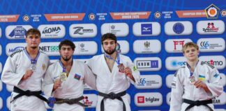 18-jähriger Wülfrather erkämpft EM-Silber im Judo Konstantin Distel (l.) hat in Podgorica eindrucksvoll gezeigt: Mit ihm ist auf der internationalen Judomatte auch in Zukunft zu rechnen. Foto: European Judo Union