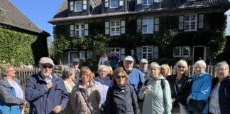 Bürgerverein Langenberg besucht Essens Margarethenhöhe Auf der Margarethenhöhe konnte die Langenberger Gruppe eine kleine Zeitreise wagen. Foto: privat