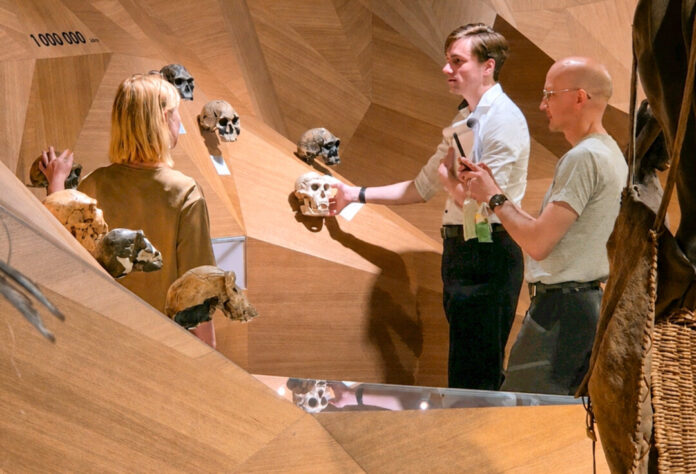 Im Neanderthal-Museum fand der Austausch statt. Foto: Museum. Im Neanderthal-Museum fand der Austausch statt. Foto: Museum.