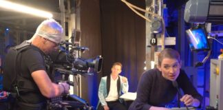 Schauspiel Essen präsentiert neue Saison in Musikvideo Screenshot aus dem Making of … zum Spielzeitvideo des Schauspiel Essen. Foto: TUP Essen