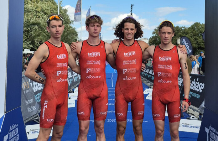 TTR-Bundesliga-Hannover-Maschsee 2026 Leon Vollstedt, Jan Ortjohann, Jonas Hauser und Karol Armula. Foto: TTR
