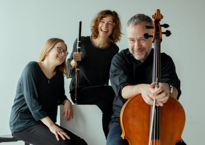 TrioLaflamme1_fot_Karolina_Sałajczyk_2023 (1) Das Trio Laflamme spielt in der Kulturvilla. Foto: Bildnachweis: Karolina Salajczyk