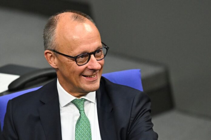 Bundeskanzler Friedrich Merz Bundeskanzler Friedrich Merz hofft auf Olympische Spiele in Deutschland und sichert der Bewerbung Münchens seine Unterstützung zu. (Archivbild)