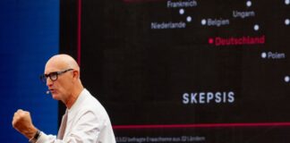 Telekom-Chef warnt vor Pessimismus bei KI Telekom-Chef Tim Höttges warnt vor Pessimismus beim Thema KI.