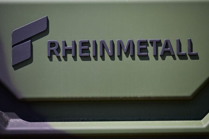 Rheinmetall-Logo Rheinmetall hat große Pläne für Neuss. (Archivbild)