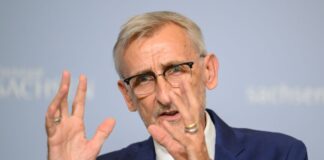 Stromnetz-Sabotage: Schuster warnt vor Motiv-Spekulationen Laut Sachsens Innenminister Amrin Schuster (CDU) ist die Motivation für die Sabotage-Angriffe auf das Stromnetz in Nordrhein-Westfalen, Brandenburg und Sachsen unklar. (Archivbild)