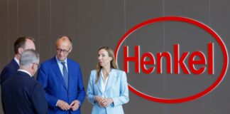 Merz arbeitete in jungen Jahren «einige Monate» bei Henkel Vor gut einem Jahr besuchte Kanzler Merz den Henkel-Konzern in Düsseldorf. Jetzt verriet er, dass er in jungen Jahren selbst einmal ein paar Monate lang bei Henkel gearbeitet hat. (Archivbild)
