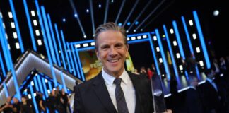 Lanz, Raab und der Weltfrieden: Fernsehpreise verliehen Moderator Markus Lanz versuchte, Zuversicht zu verbreiten.