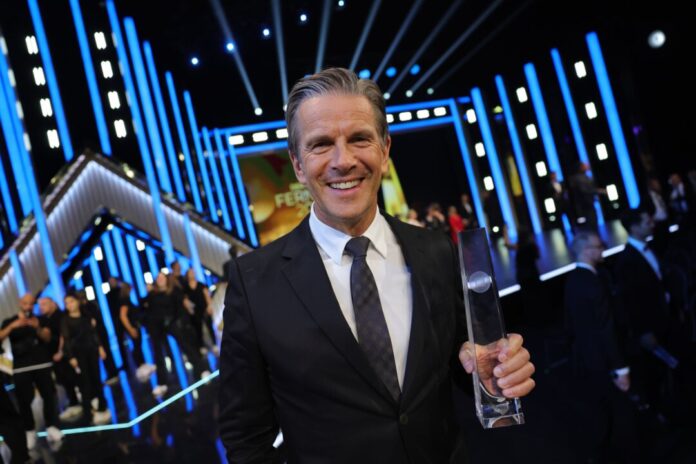 Deutscher Fernsehpreis Moderator Markus Lanz versuchte, Zuversicht zu verbreiten.