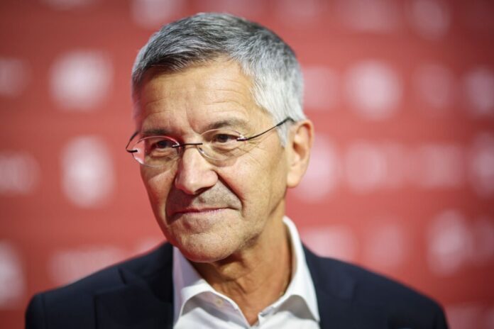 Herbert Hainer Hunger auf Titel: Bayern-Präsident Herbert Hainer. (Archivbild)