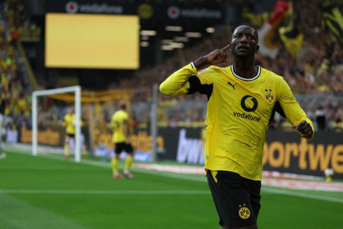 Serhou Guirassy Serhou Guirassy hatte in dieser Saison schon viel Grund zur Freude. (Archivbild)