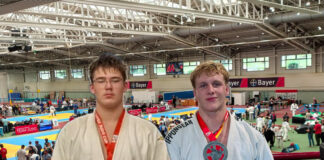 Bayer-Cup: Erfolge für Wülfrather Judoka Anton Albrecht und Sam Wiederhöft. Foto: privat