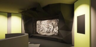 Neanderthal-Museum: Ausstellungserlebnis zum 30. Geburtstag Die Abbildung zeigt eine Visualisierung des Gestaltungsbüros "res d" aus Köln. und veranschaulicht geplante Veränderungen in der Dauerausstellung. Bild: res d