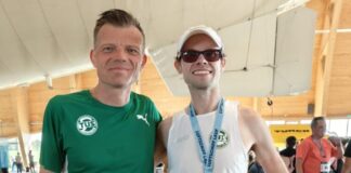 Lintorfer beim Mülheimer Luftschifflauf Jan Kärger und Andreas Schurgacz waren in Mülheim an der Ruhr erfolgreich. Foto: TuS 08 Lintorf