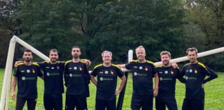 „Bomberos“ des TuS 08 Lintorf sammeln Erfahrungen in der Lohausen-Liga Die "Bomberos" spielen in der Lohausenliga. Foto: TuS 08 Lintorf