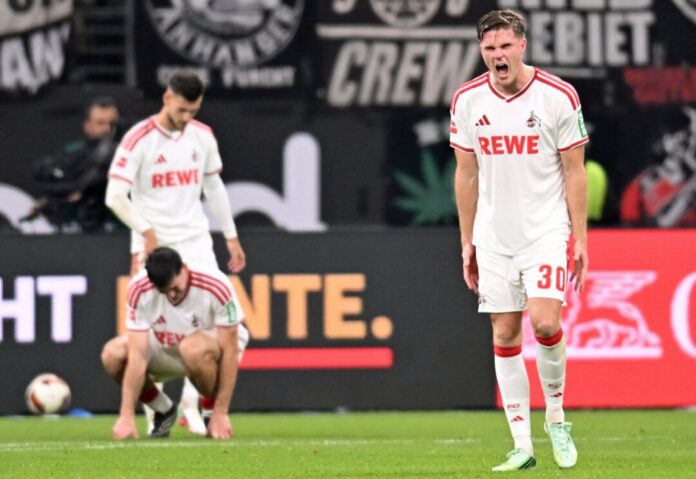 Eintracht Frankfurt - 1. FC Köln Kölner Frust in der Fremde ist zum Standard geworden.