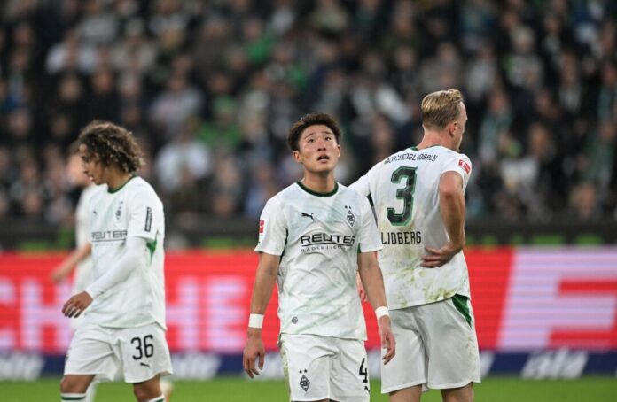Bor. Mönchengladbach Betretene Mienen: Noch eine weitere Niederlage, dann gehört der Borussia ein Negativrekord.