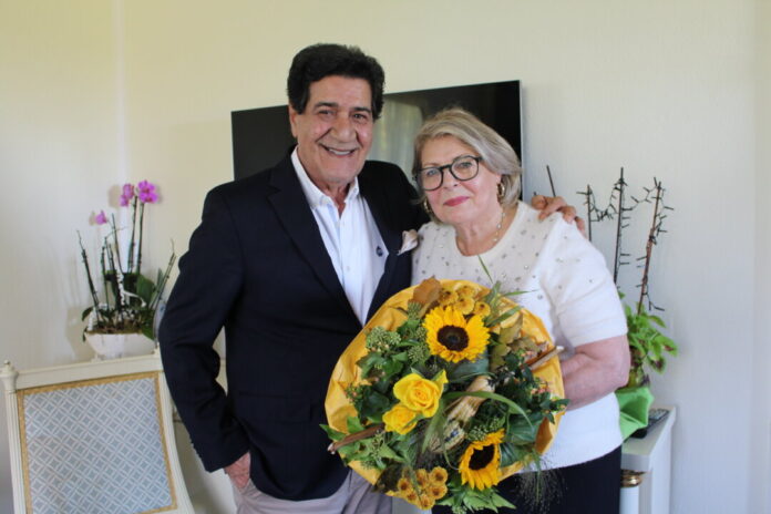 Diamanthochzeit in Alt-Erkrath Den 60. Hochzeitstag feierten die Eheleute Feizi Zadeh. Foto: Stadt Erkrath
