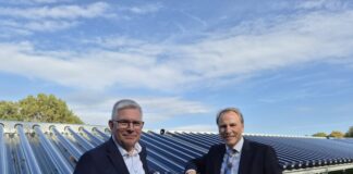 Wechsel an der Spitze der Stadtwerke Erkrath Solarthermieanlage „Am Mühlenkamp“ der Stadtwerke Erkrath. Foto: Stadtwerke Erkrath