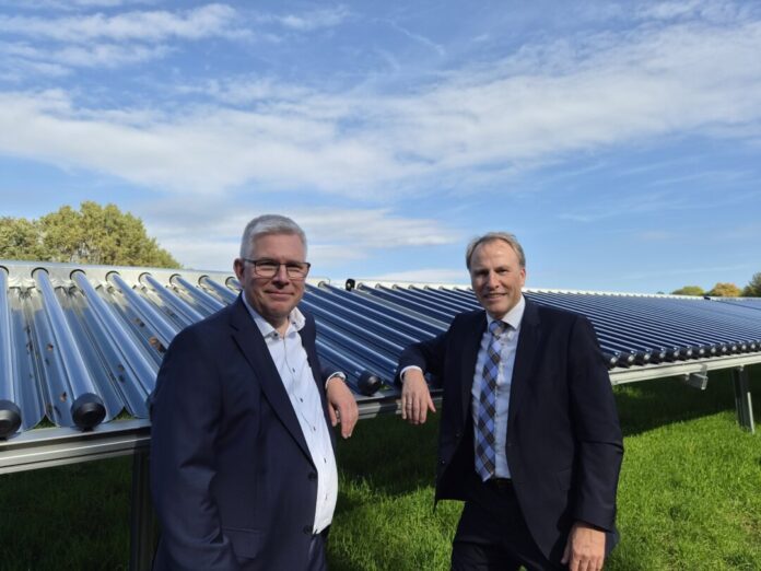 Foto_Pressemitteilung_Geordnete_Nachfolge_16.10.2026 Solarthermieanlage „Am Mühlenkamp“ der Stadtwerke Erkrath. Foto: Stadtwerke Erkrath