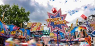 Kirmes: Aus Velbert bekannter Schausteller wird Opfer von Kabeldieben Das Fahrgeschäft "Break Dance" gehört längst zum Velberter Kirmes-Inventar und ist beliebt bei den Besuchern. Archivfoto: Volkmann