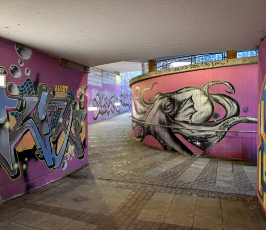 Streetart im Tunnel „Am Berg“: Velbert hat seine erste „Hall of Fame“