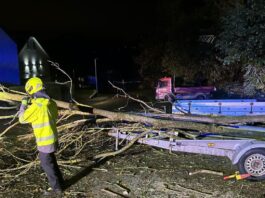13 Einsätze in Heiligenhaus: Sturmtief „Luise“ hält Feuerwehr in Atem