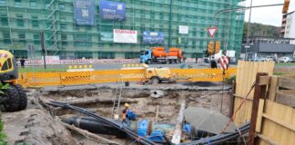 Wuppertal: Stadtwerke erneuern Absperrklappen an Trinkwasser-Transportleitung An der Bendahler Straße treffen eine 1000er- und eine 600er-Transportleitung zusammen. Foto: WSW