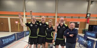 Erfolgreiche Tischtennis-Spiele beim TuS 08 Lintorf Das Mixed-Team ist derzeit erfolgreich. Foto: TuS 08 Lintorf
