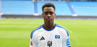 HSV mit einigen Kader-Rückkehrern für Spiel in Paderborn Wieder eine Option beim HSV: Leistungsträger Albert Sambi Lokonga. (Archivbild)