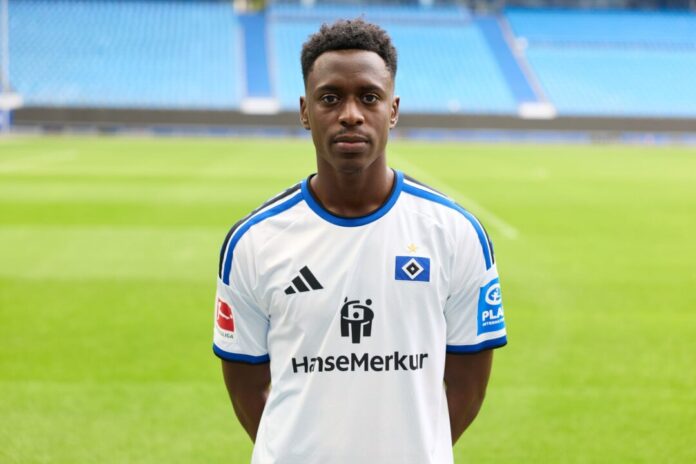 Medien-Tag des Hamburger SV Wieder eine Option beim HSV: Leistungsträger Albert Sambi Lokonga. (Archivbild)
