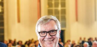 Hape Kerkeling: «Bleiben Sie mutig» Hape Kerkeling hielt die Festrede bei der Preisverleihung.