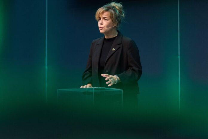 Vor Landtagswahl Nordrhein-Westfalen 2027 - Grüne Mona Neubaur gibt selbstbewusste Wahlziele für die Grünen in NRW aus.