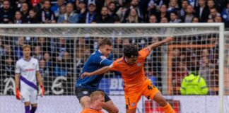 Erster Heimerfolg seit August: Bielefeld besiegt Osnabrück Das Duell Bielefeld gegen Osnabrück war umkämpft.