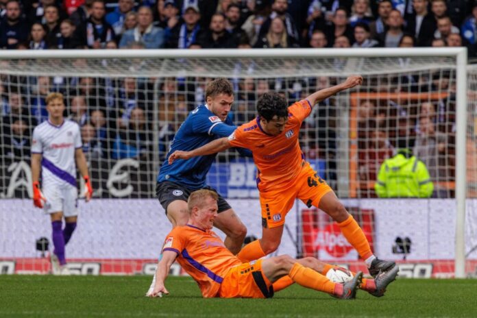 Arminia Bielefeld - VfL Osnabrück Das Duell Bielefeld gegen Osnabrück war umkämpft.