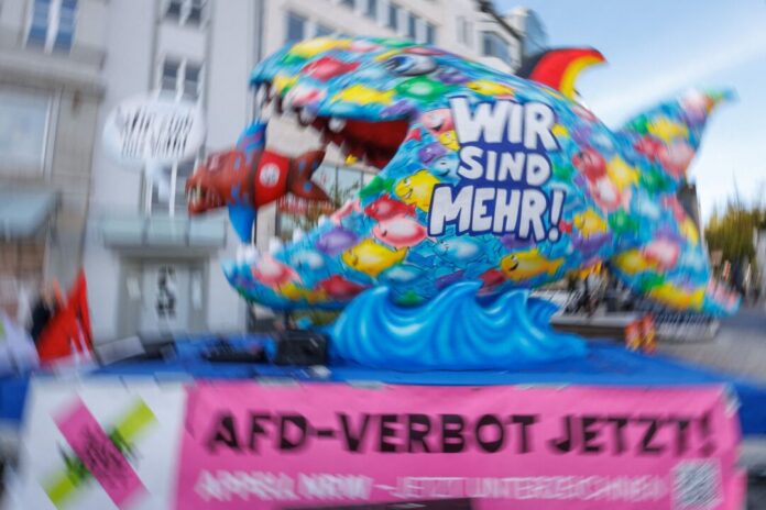 NRW-Appell "AfD-Verbot jetzt" bringt Tilly-Fisch nach Berlin Die Aktivisten sind auf dem Weg nach Berlin.