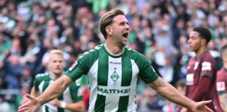 Füllkrugs besondere Rückkehr: «Bestes Jahr meiner Karriere» Niclas Füllkrug verzückt seit seiner Rückkehr die Werder-Fans. (Archivbild)