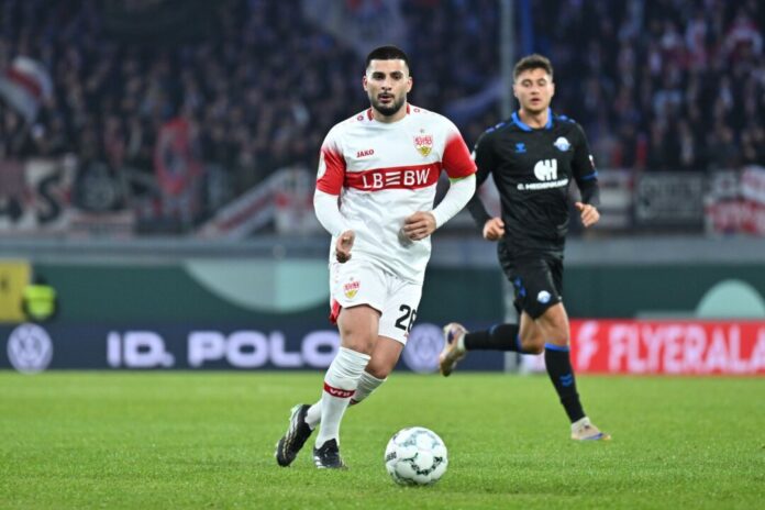 SC Paderborn 07 - VfB Stuttgart Deniz Undav hat den VfB Stuttgart ins Achtelfinale geschossen.