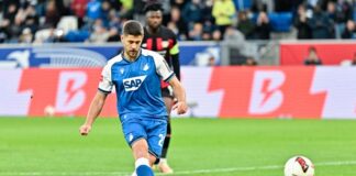 Leverkusen gestoppt: Kramaric erzielt 1.000. Ligator der TSG Joker Andrej Kramaric verwandelte den Elfmeter zum 1:0.