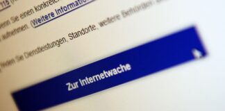 NRW-Polizei schaltet Online-Anzeigen vorübergehend ab Nach Sicherheitslücken bei Webservern bietet die Polizei in Nordrhein-Westfalen derzeit keine Online-Anzeigen an. (Archivbild)