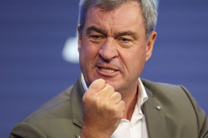 78. Deutschlandtag der Jungen Union CSU-Chef Söder sagt einer «Roten Front» in Berlin den Kampf an.