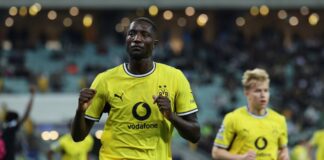 Hartes Stück Arbeit: Guirassy bewahrt BVB vor Baku-Blamage Serhou Guirassy bejubelt das frühe Führungstor des BVB.