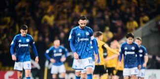 Schalke nach Pokal-Scheitern in Dresden – «Keine Ausreden» Kenan Karaman (Schalke 04, M) spricht nach dem Pokal-Aus Klartext.