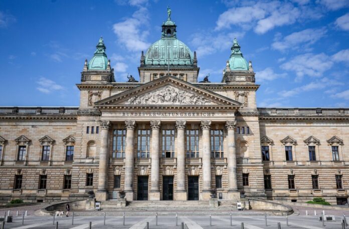 Bundesverwaltungsgericht Leipzig Entscheidung zu rassistischen Chats von Justizbeamten. (Archivbild)
