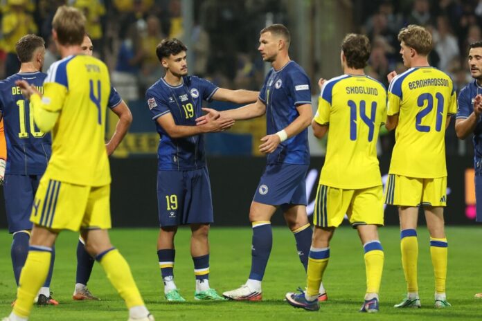 Bosnien-Herzegowina - Schweden Bosniens Kapitän Edin Dzeko hat seine Nationalmannschaftskarriere beendet.