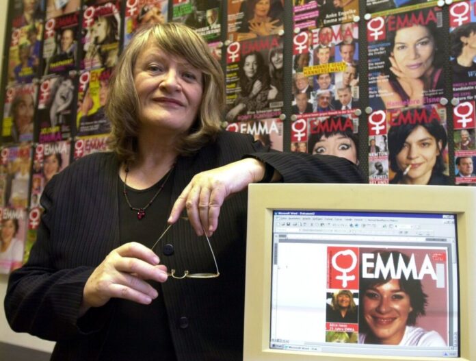 Alice Schwarzer Alice Schwarzer hat in der Geschichte ihres feministischen Magazins «Emma» - hier beim 25-jährigen Jubiläum - viele Kampagnen angestoßen. (Archivbild)